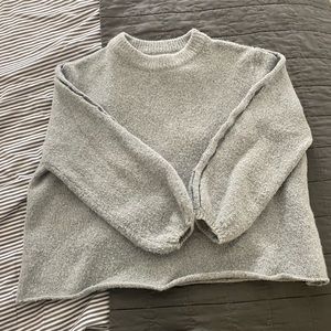 World Market Crop Sweater with Detailing